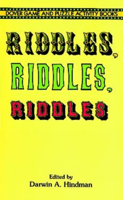 Riddles, Riddles, Riddles, Paperback / softback Book
