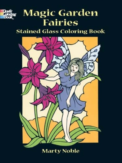 Fairies and Elves Stained Glass Colouring Book, Paperback / softback Book