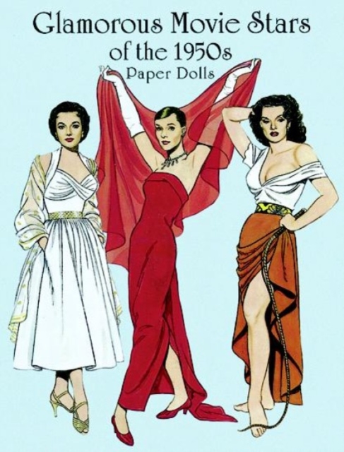 Glamorous Movie Stars of the Fifties Paper Dolls, Hardback Book