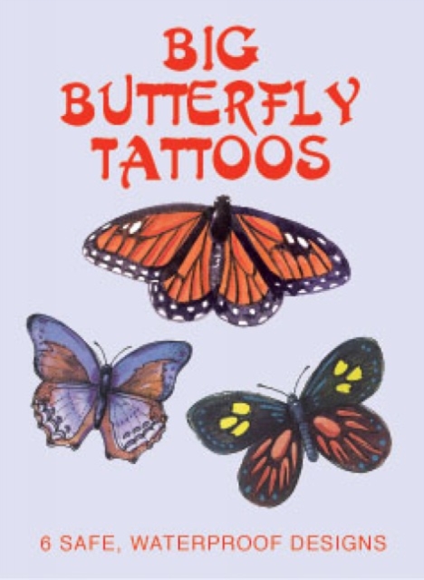 Big Butterfly Tattoos, Stickers Book
