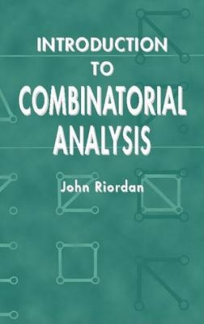 Introduction to Combinatorial Analysis, Paperback / softback Book