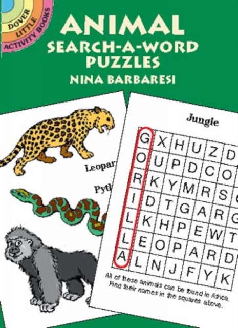 Animal Search-a-Word Puzzles, Paperback / softback Book