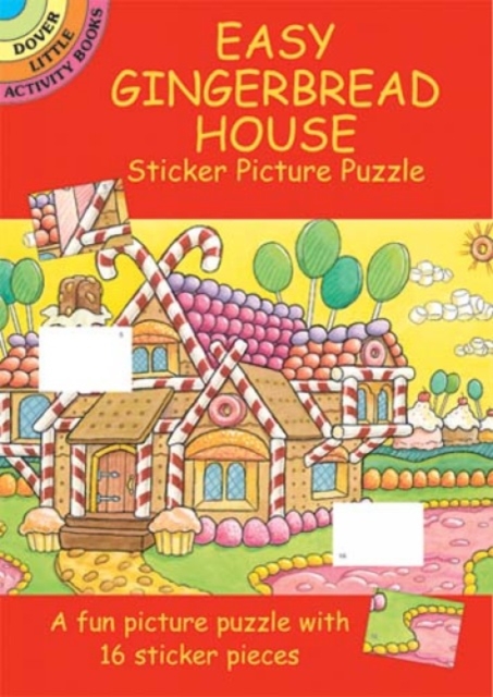 Easy Gingerbread House Sticker Pict, Stickers Book