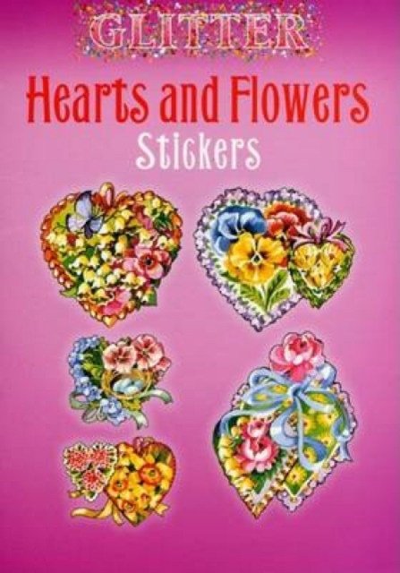 Glitter Hearts and Flowers Stickers, Other merchandise Book