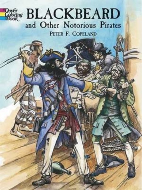 Blackbeard and Other Notorious Pirates Coloring Book, Paperback / softback Book