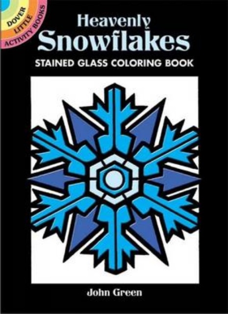 Heavenly Snowflakes Stained Glass Coloring Book, Other merchandise Book