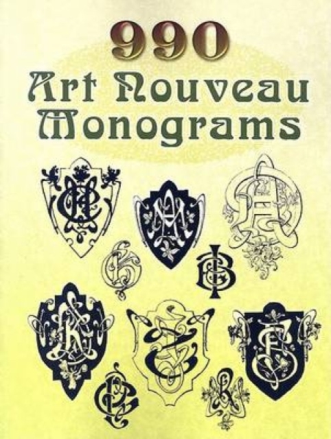 990 Art Nouveau Monograms, Paperback / softback Book