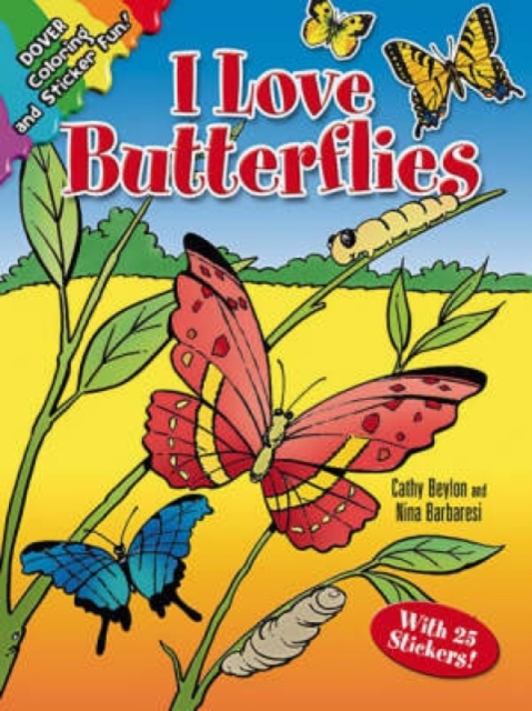 I Love Butterflies Sticker Book, Paperback / softback Book