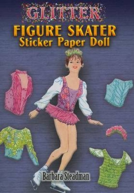 Glitter Figure Skater Sticker Paper Doll, Paperback / softback Book