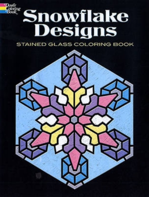 Snowflake Designs Stained Glass Coloring Book, Other merchandise Book
