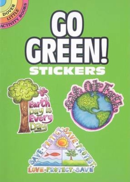 Go Green! Stickers, Paperback / softback Book