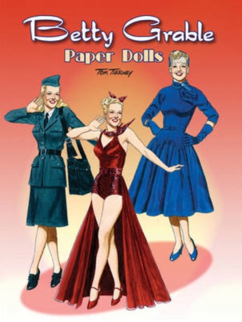Betty Grable Paper Dolls, Stickers Book