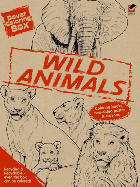 Dover Coloring Box -- Wild Animals, Other merchandise Book