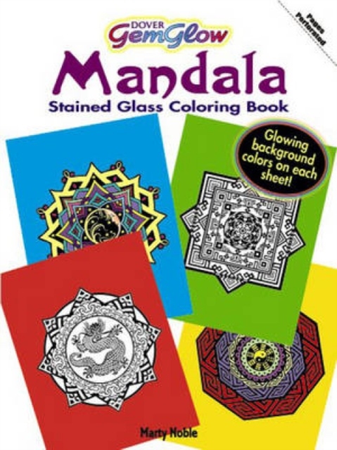 Gemglow Stained Glass Coloring Book : Mandala, Paperback / softback Book