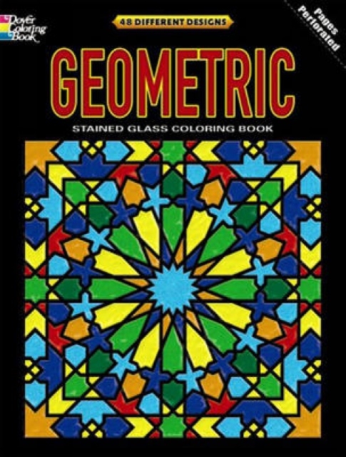 Geometric Stained Glass Coloring Book, Paperback / softback Book