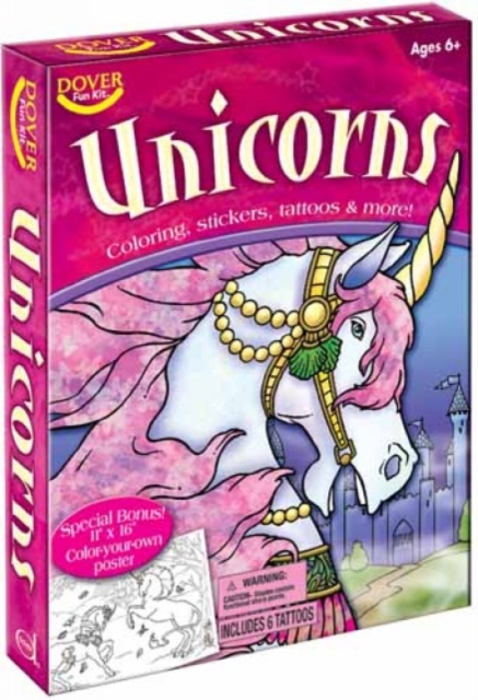 Unicorns : Coloring, Stickers, Tattoos & More!, Multiple copy pack Book