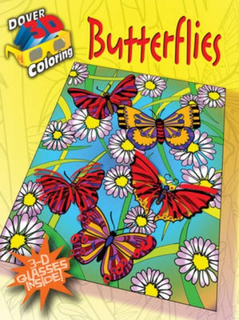 3-D Coloring Book - Butterflies, Paperback / softback Book