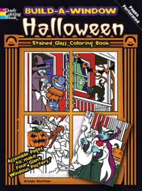 Build a Window Stained Glass Coloring Book Halloween, Paperback / softback Book