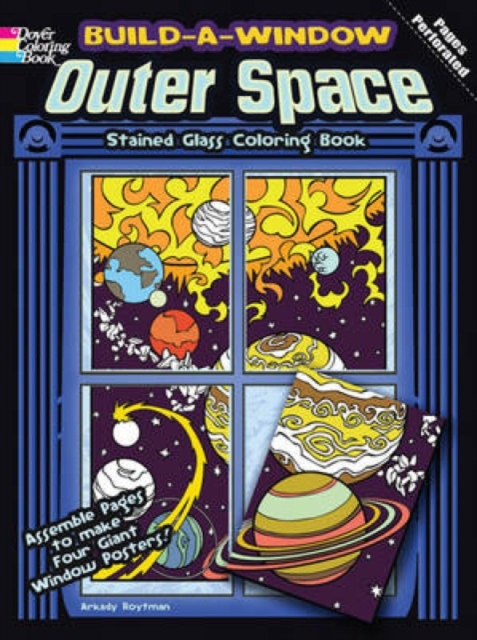 Build a Window Stained Glass Coloring Book, Outer Space, Paperback / softback Book