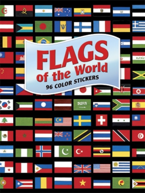 Flags of the World : 96 Color Stickers, Mixed media product Book