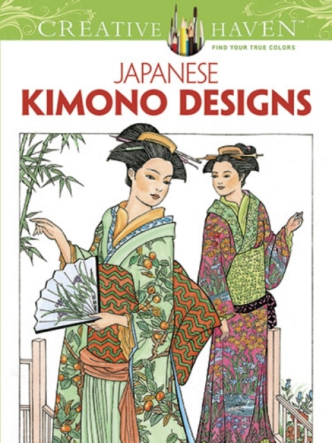 Creative Haven Japanese Kimono Designs Coloring Book, Paperback / softback Book