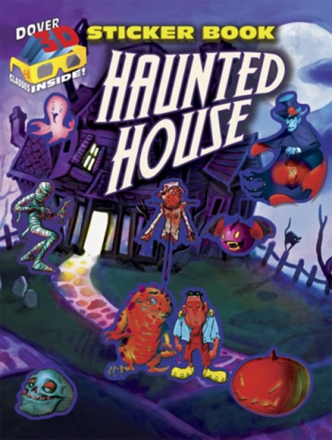 3-D Sticker Book--Haunted House, Stickers Book
