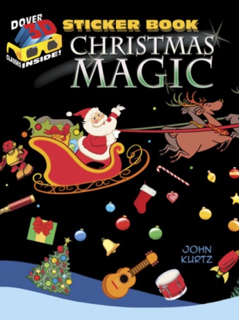 3-D Sticker Book--Christmas Magic, Paperback / softback Book
