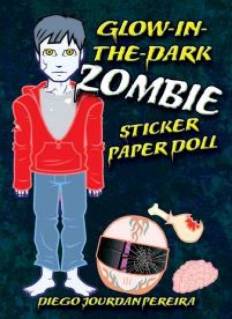 Glow-In-The-Dark Zombie Sticker Paper Doll, Other merchandise Book