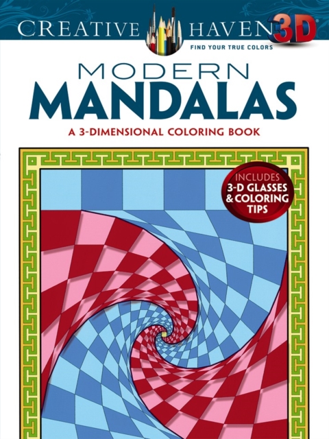Creative Haven 3-D Modern Mandalas Coloring Book, Paperback / softback Book