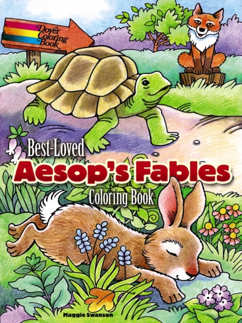 Best-Loved Aesop's Fables Coloring Book, Paperback / softback Book