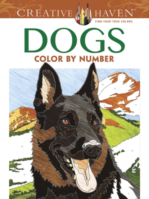 Creative Haven Dogs Color by Number Coloring Book, Paperback / softback Book