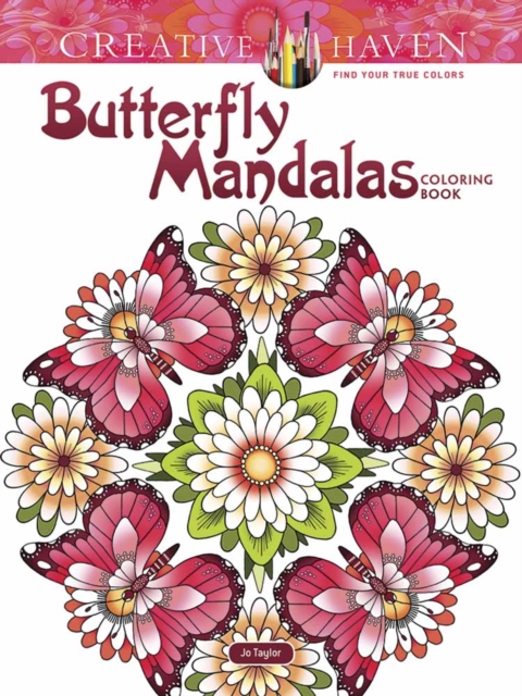 Creative Haven Butterfly Mandalas Coloring Book, Paperback / softback Book