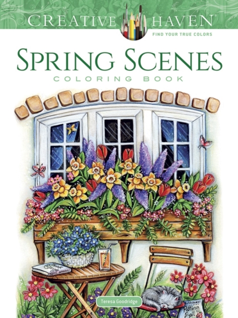 Creative Haven Spring Scenes Coloring Book, Paperback / softback Book