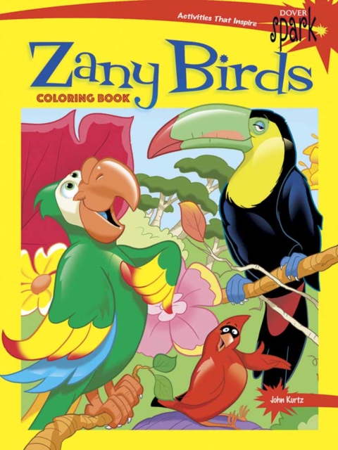 Spark Zany Birds Coloring Book, Paperback / softback Book