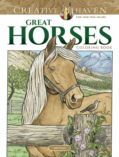 Creative Haven Great Horses Coloring Book, Paperback / softback Book