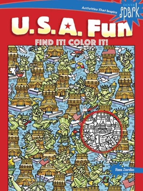 Spark U.S.A. Fun Find it! Color it!, Paperback / softback Book