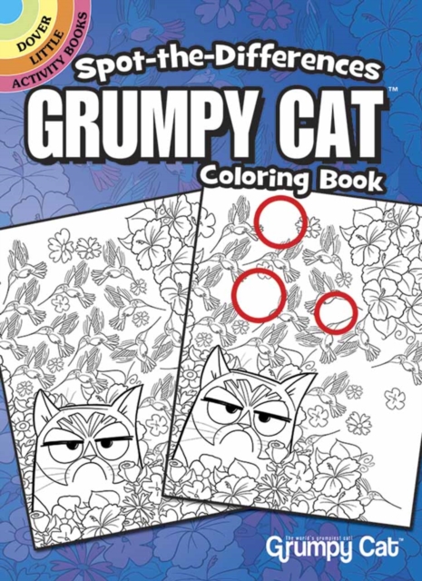 Spot-The-Differences Grumpy Cat Coloring Book, Paperback / softback Book