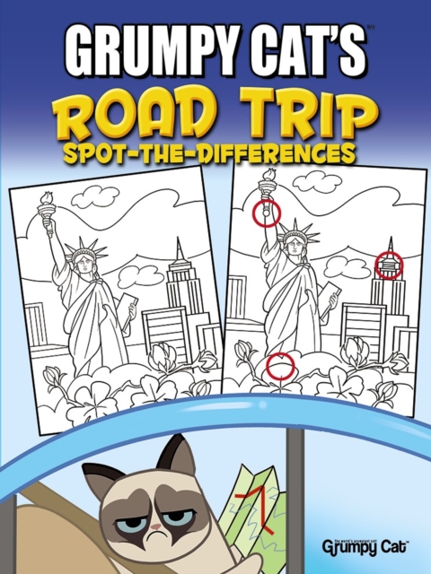 Grumpy Cat's Road Trip Spot-the-Differences, Paperback / softback Book
