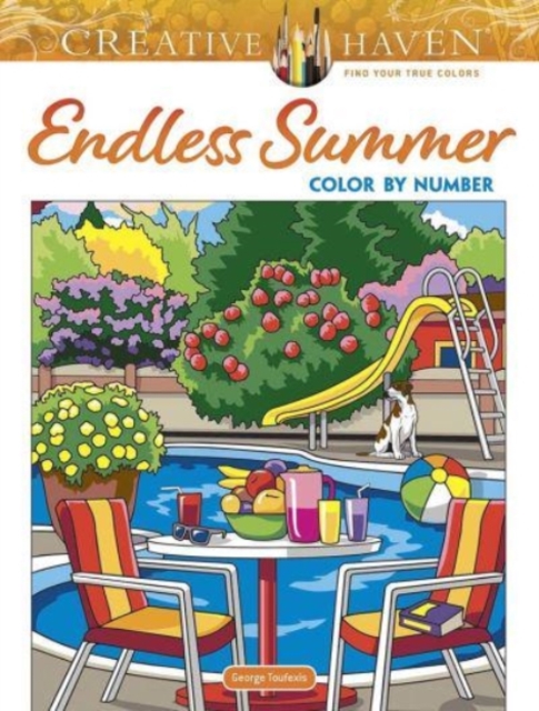 Creative Haven Endless Summer Color by Number, Paperback / softback Book
