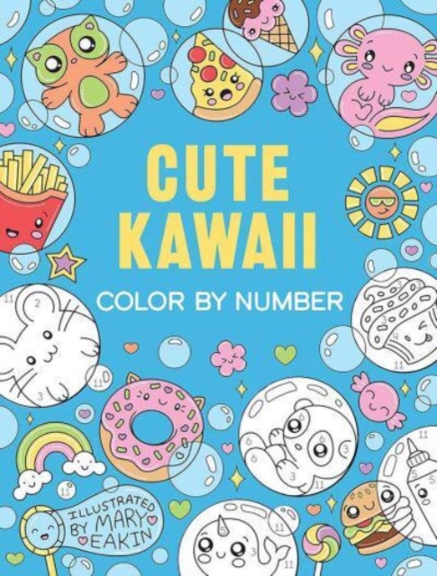 Cute Kawaii Color by Number, Paperback / softback Book