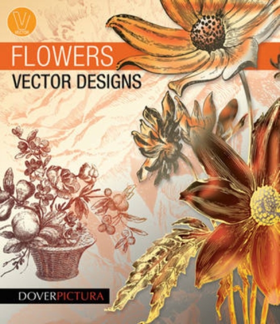 Flowers Vector Designs, Mixed media product Book