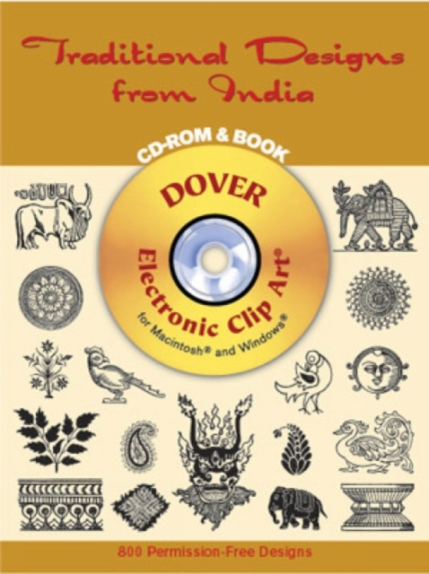 Traditional Designs from India CD-Rom and Book, Kit Book