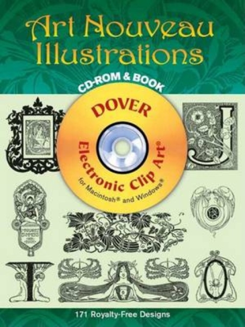 Art Nouveau Illustrations, Mixed media product Book