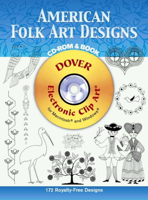 American Folk Art Designs CD-ROM and Book, CD-Audio Book