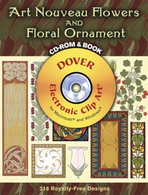 Art Nouveau Flowers and Floral Ornament, Mixed media product Book