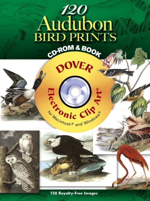 120 Audubon Bird Prints CD-ROM and Book, CD-Audio Book