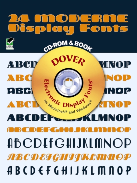 24 Moderne Display Fonts, Paperback / softback Book