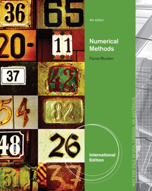 Numerical Methods, International Edition, Paperback / softback Book