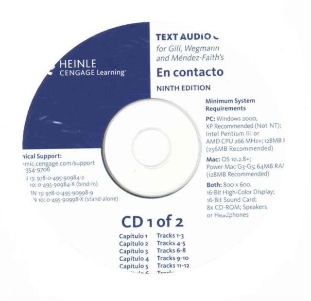 Audio CD-ROM for Gill Mcvey/Wegmann/Mendez-Faith's En Contacto: Gramatica En Accion, CD-Audio Book