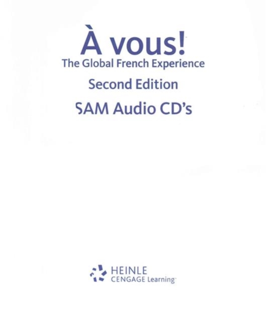 SAM Audio CD-ROM for Anover/Antes'   Vous!: The Global French Experience, CD-ROM Book